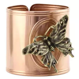 Набор для сервировки на 6 персон "Бабочки" латунный с чернением в коробке