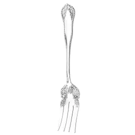 Серебряная вилка для салата "Узоры" на 1 персонк, в футляре