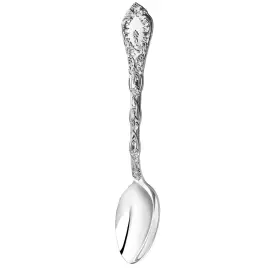 Серебряный столовый набор "Виноградная лоза": вилка, ложка, нож, чайная ложка., на 6 персон