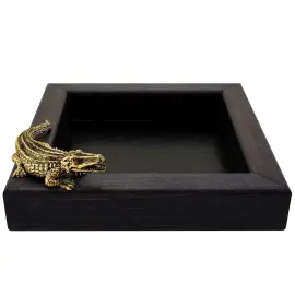 Медный набор канцелярский "Сафари" с чернением, 4 предмета: карандашница, 3 карандаша Медный набор канцелярский "Сафари" с чернением, 4 предмета: карандашница, 3 карандаша