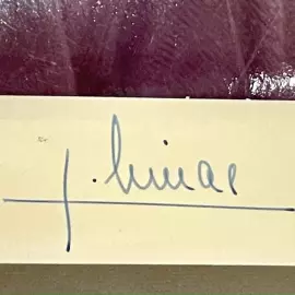 Фото с автографом Жака Ширака