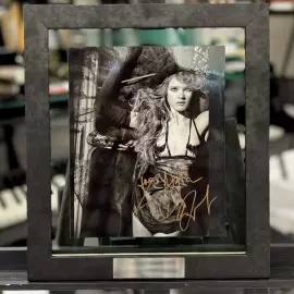 Autographed photo of top model Natalia Vodianova