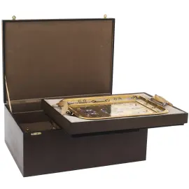 Сервиз чайный "Ландыш" с лазуритом, на 2 персоны, Златоуст