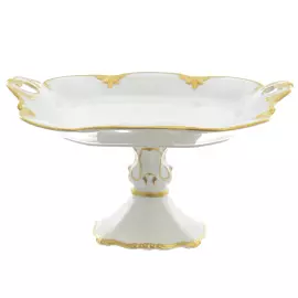 Фарфоровое блюдо на ножке "Queen's Crown. Prestige"