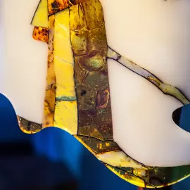 Amber lamp "Moments"