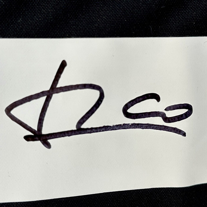 Real Madrid FC T-shirt signed by Luis Figo
