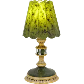 Лампа настольная из нефрита "Сказка на ночь" Златоуст