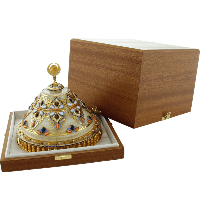 The chest of white onyx "Tent" Zlatoust