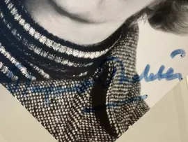 Фото с автографом политического деятеля Маргарет Тэтчер