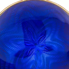 Ювелирный елочный шар, синий