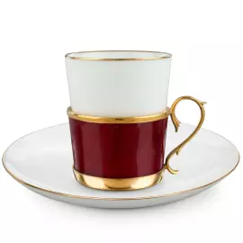 Кофейный набор красный