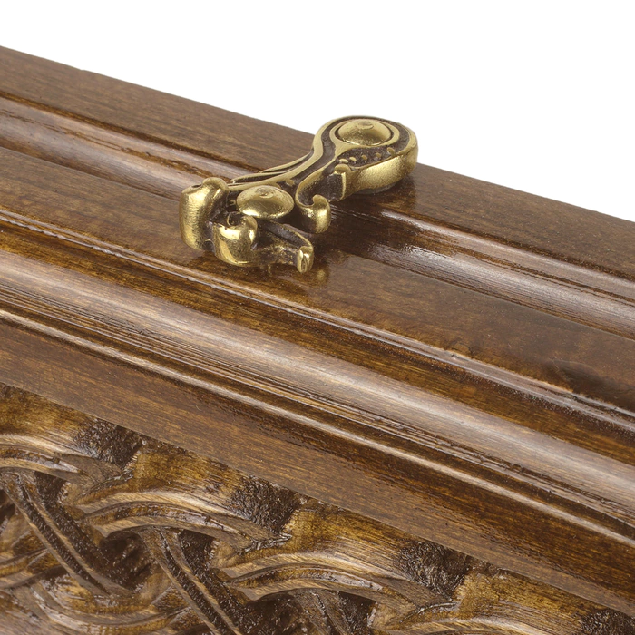Chess + backgammon carved "Armenian Ornament 2" 50, Haleyan