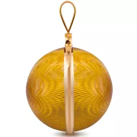 6pcs Jewelry Christmas Balls Set, Yellow