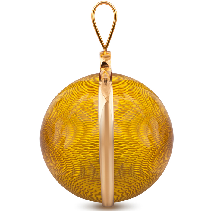 6pcs Jewelry Christmas Balls Set, Yellow