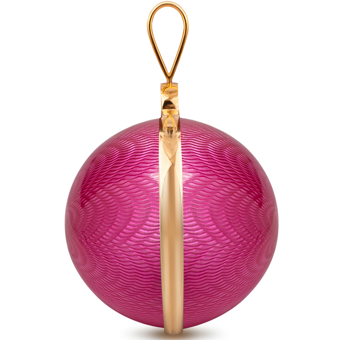 6pcs Jewelry Christmas Balls Set, Fuchsia