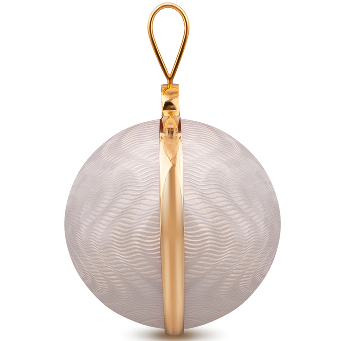 6pcs Jewelry Christmas Balls Set, White