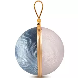 6pcs Jewelry Christmas Balls Set, Blue and White