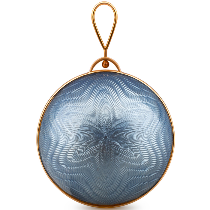 6pcs Jewelry Christmas Balls Set, Blue and White