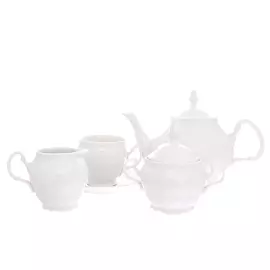 Чайный сервиз Bernadotte, недекорированный, на 6 персон, 17 предметов