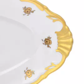 Блюдо для рыбы "Queen's Crown. Золотая роза"