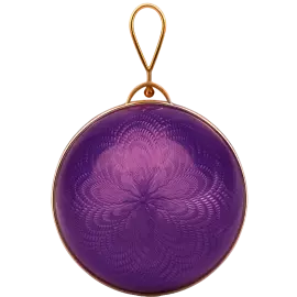 Ювелирный елочный шар, фиолетовый