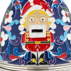 Шкатулка-яйцо "Щелкунчик"