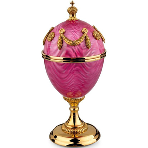 Jewelry box-egg "Pink wave"
