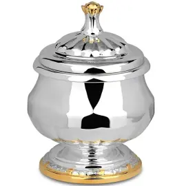 Икорница из набора «Государственный» с золочением Икорница из набора «Государственный» с золочением