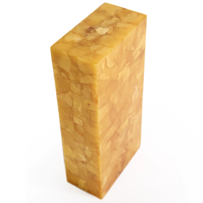 Amber brick "The foundation of success"