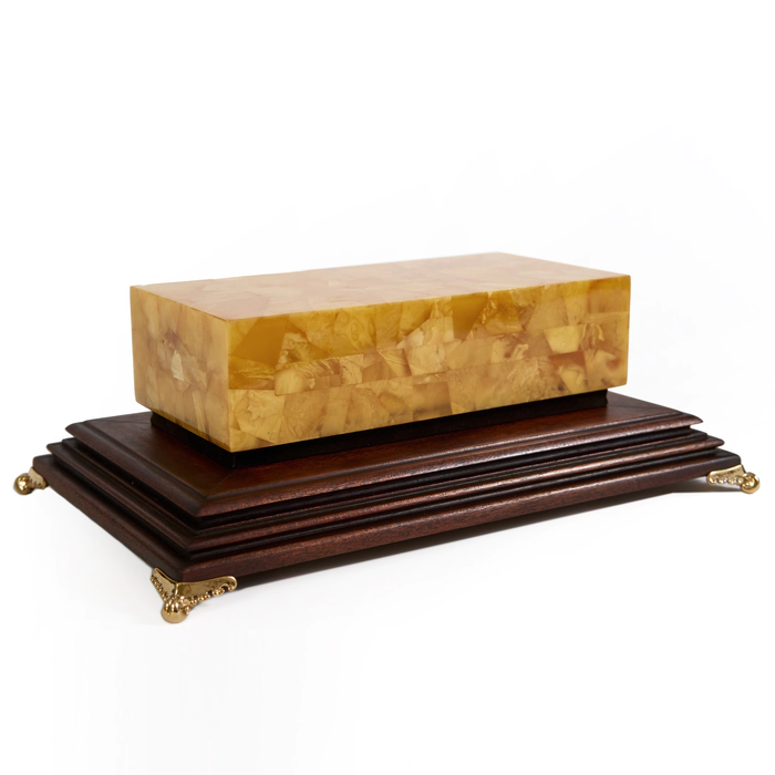 Amber brick "The foundation of success"