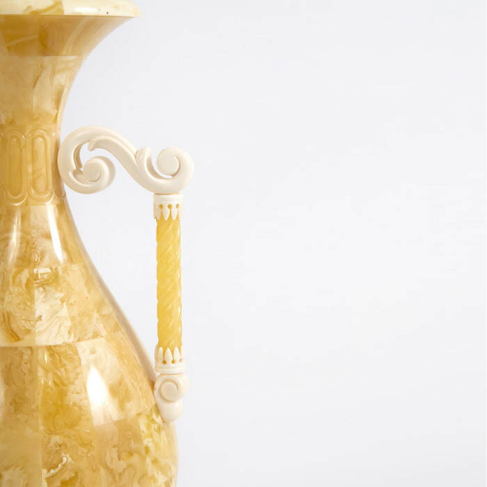 Oriental Amber Vase