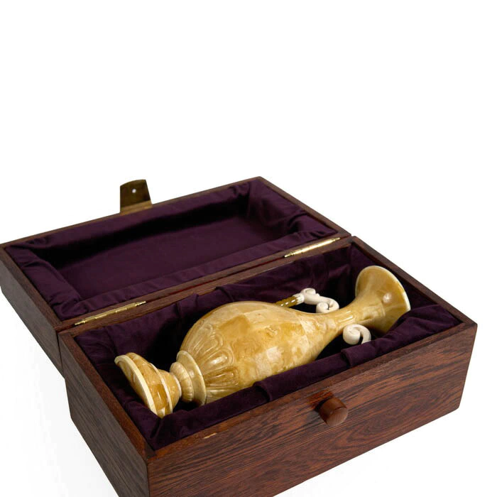 Oriental Amber Vase