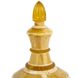 Набор для напитков янтарный "Герб РФ" на 2 персоны, 3 предмета