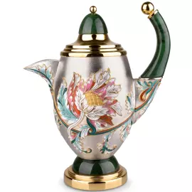 Кофейный набор серебряный "Аромат утра" на 6 персон