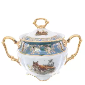 Кофейный сервиз Repast "Охота зеленая" на 6 персон, 15 предметов