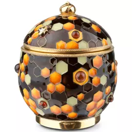 Сервиз чайный серебряный "Соты" на 2 персоны