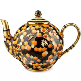 Сервиз чайный серебряный "Соты" на 2 персоны