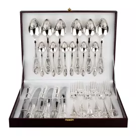 Столовый набор из серебра "Классический" 24 предмета, на 6 персон