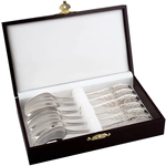 Набор чайных ложек из серебра "Государственный Герб РФ" на 6 персон