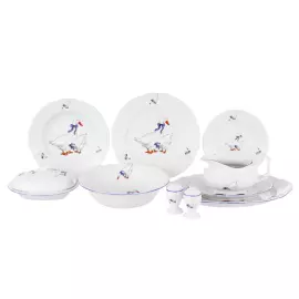 Столовый набор из фарфора Repast "Гуси" на 6 персон, 25 предметов