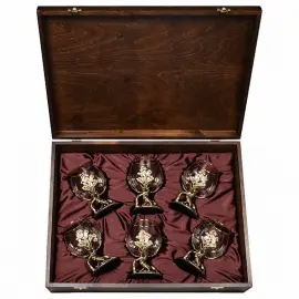 Набор из 6-ти бокалов для коньяка "Тигр"