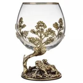 Набор из 6-ти бокалов для коньяка "Тигр"