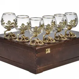 Набор из 6-ти бокалов для коньяка "Тигр"