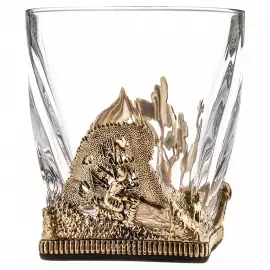 Набор бокалов для виски "Охота на оленя" на 4 персоны