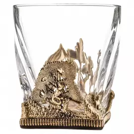 Набор бокалов для виски"Охота на оленя" на 4 персоны