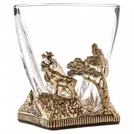 Набор бокалов для виски "Охота на оленя" на 6 персон