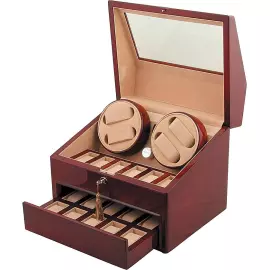 Шкатулка для 4 -х часов с автоподзаводом Woodmax