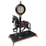 Statuette "Horse with clock" Vanbo