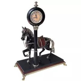 Статуэтка "Лошадь с часами" Vanbo