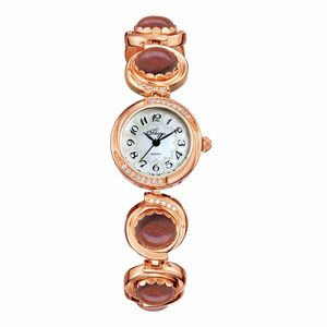 Lincor Flora Carnelian Quartz Wrist Watch